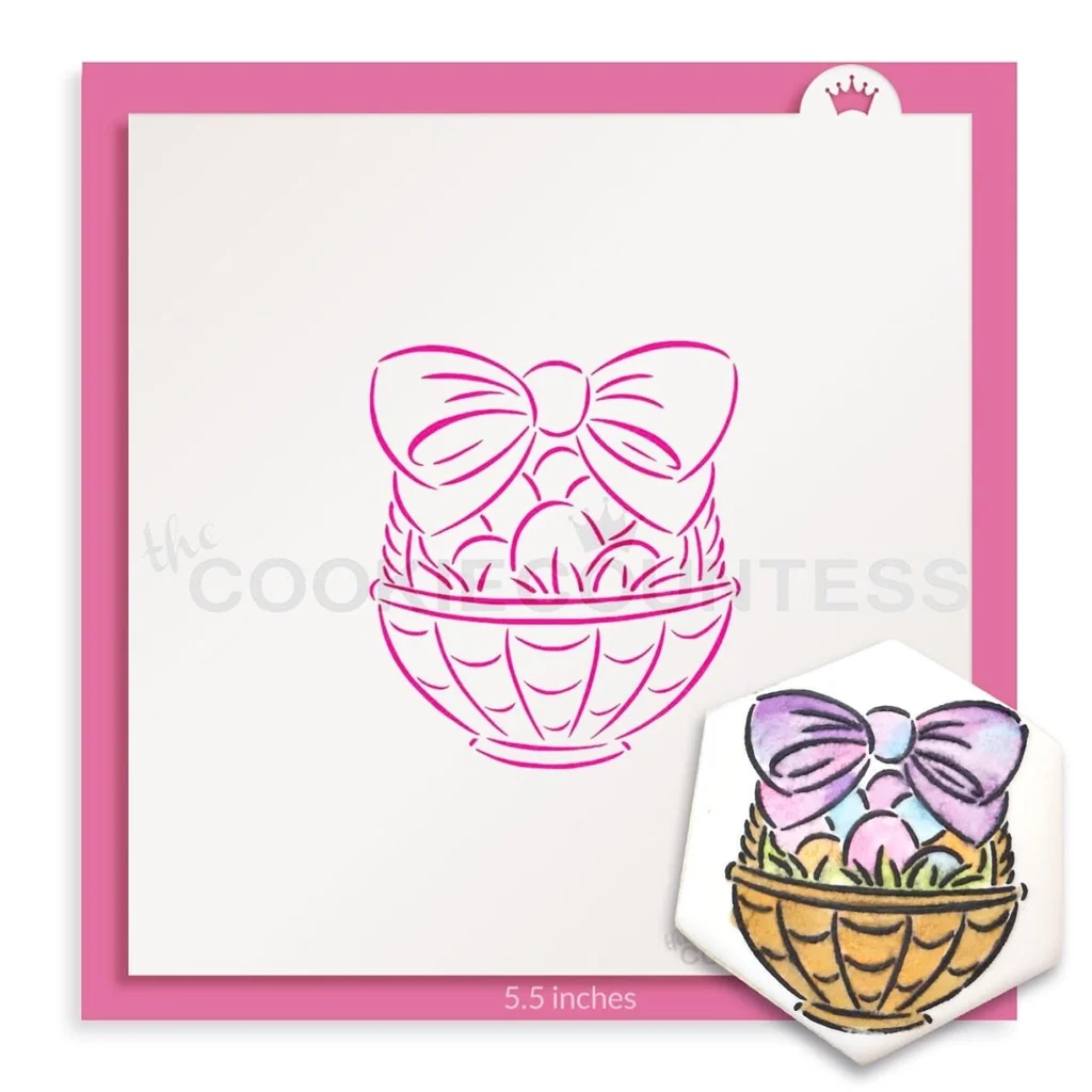 Easter Basket PYO Stencil - Drawn by Krista