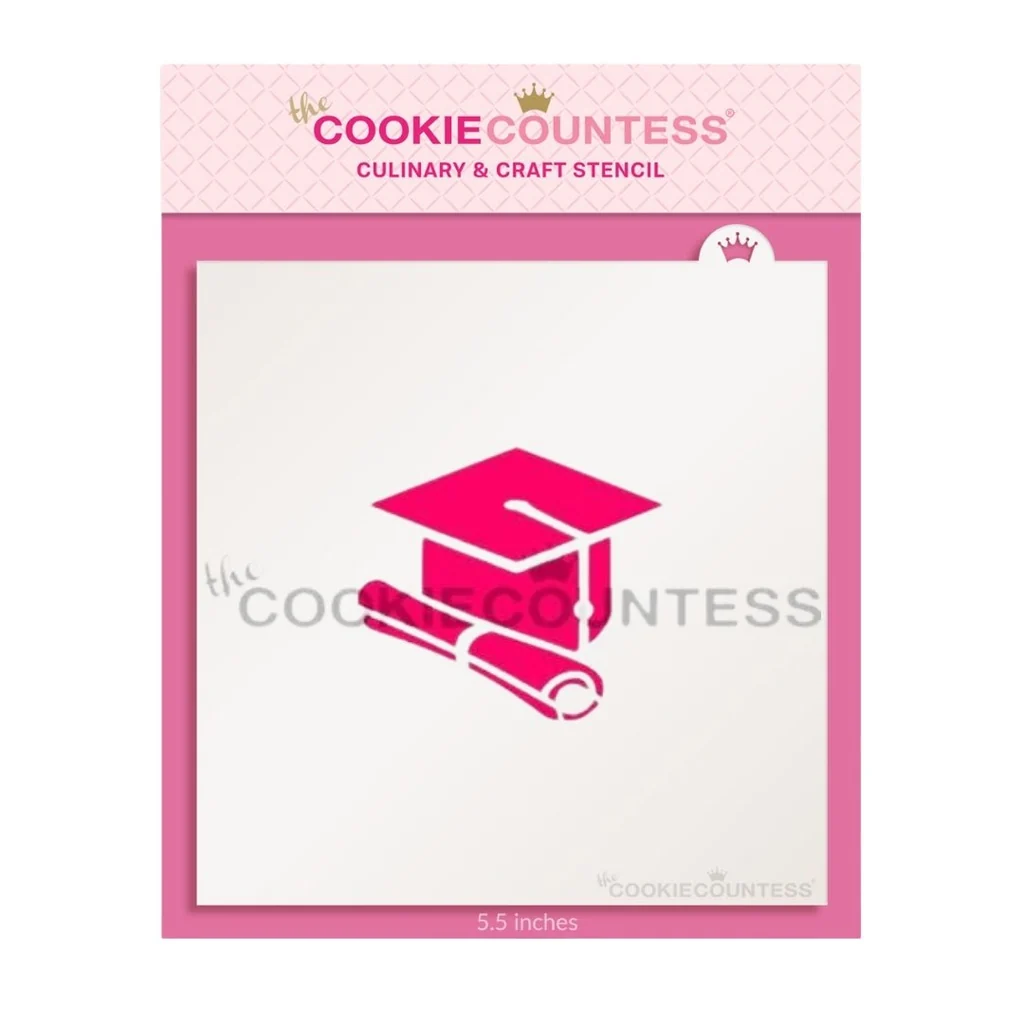 Pochoir de chapeau et diplôme par The Cookie Countess — Gadgets de cuisine