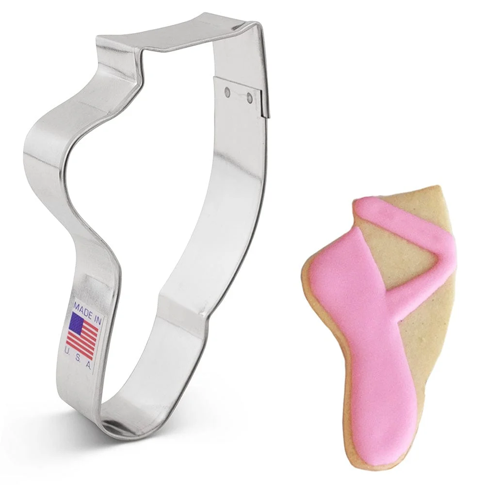 Ballet Slipper Cookie Cutter 4 1/2" — Kitchen Gadgets