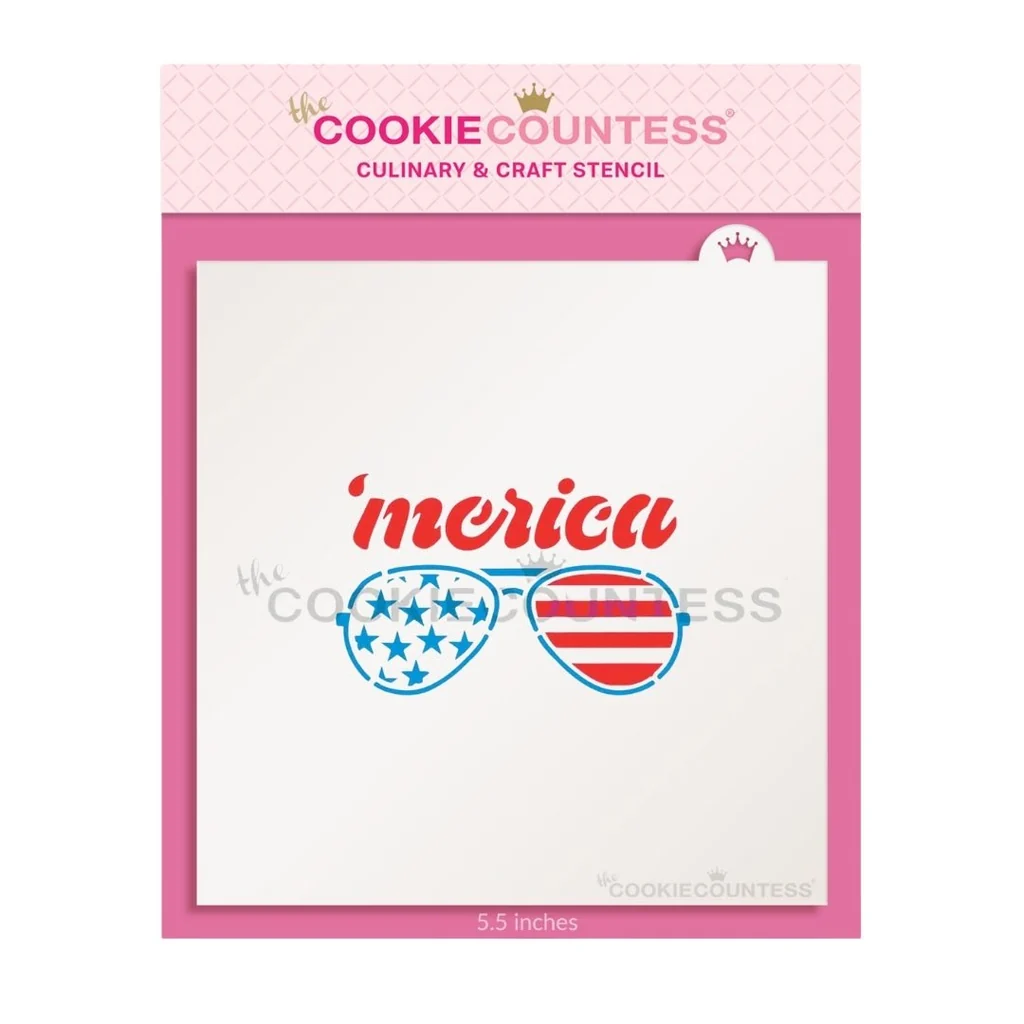 Pochoir à lunettes de soleil Merica en 2 pièces