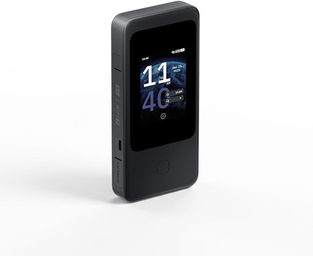 GL.iNet MUDI 7 Routeur Wi-Fi 7 avec eSIM et double SIM — Routeur Wi-Fi