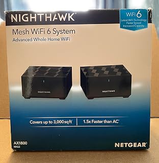 NETGEAR Nighthawk MK62 AX1800 Mesh WiFi 6 System