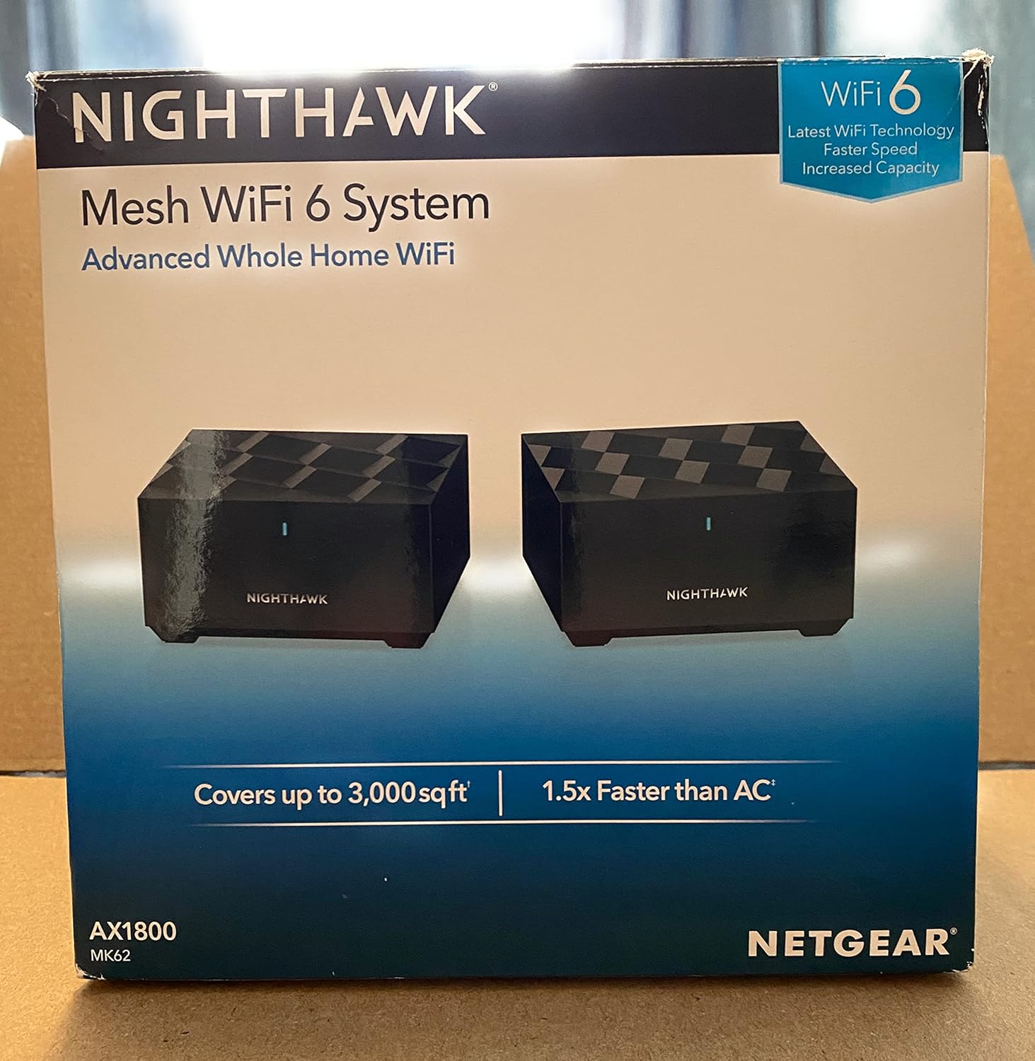 NETGEAR Nighthawk MK62 AX1800 Mesh WiFi 6 System — Wifi Router