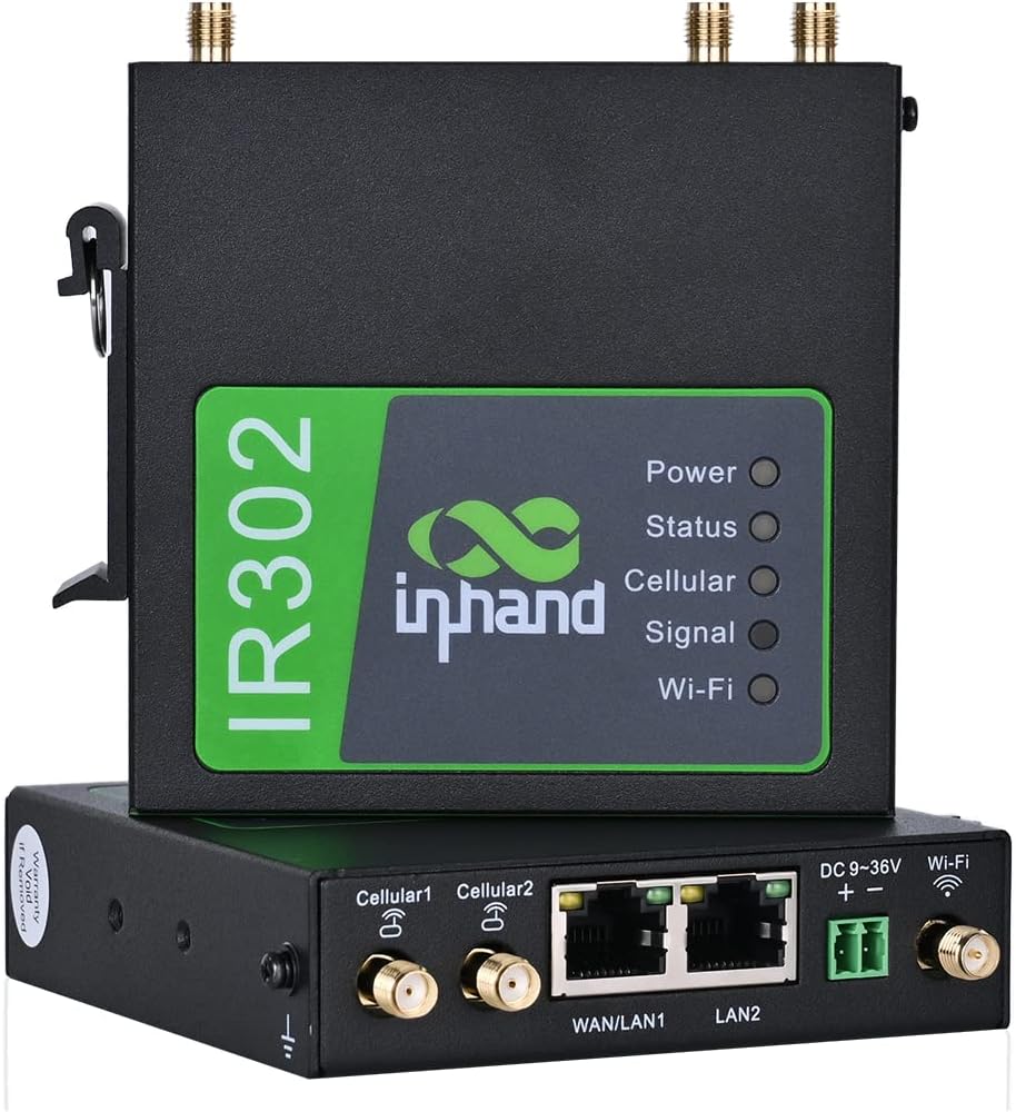 Routeur Cellulaire Industriel InHand Networks IR302 4G LTE — Routeur Wi-Fi