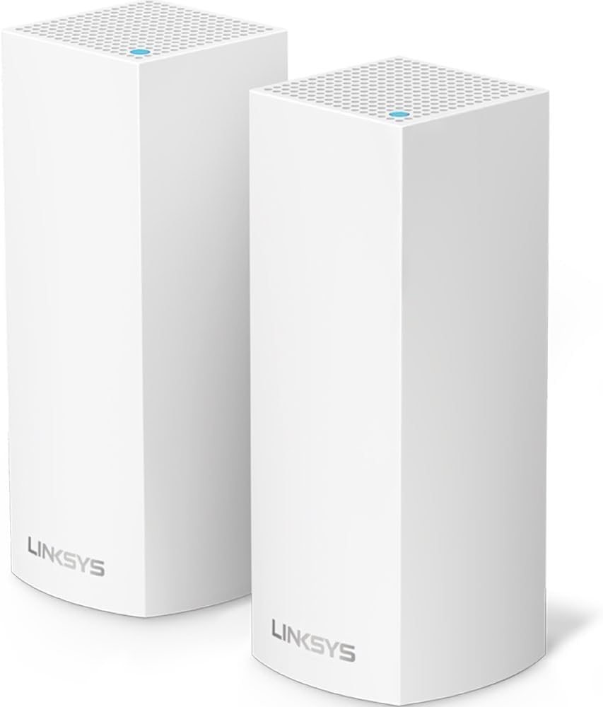 Système WiFi Maillé Linksys Velop Tri-Band 2 Unités — Routeur Wi-Fi