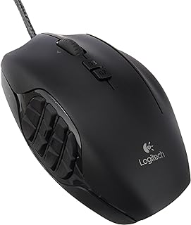 gaming mouse: Logitech 910-003879 Logitech G600 Mmo Usb Laser Gaming Mouse