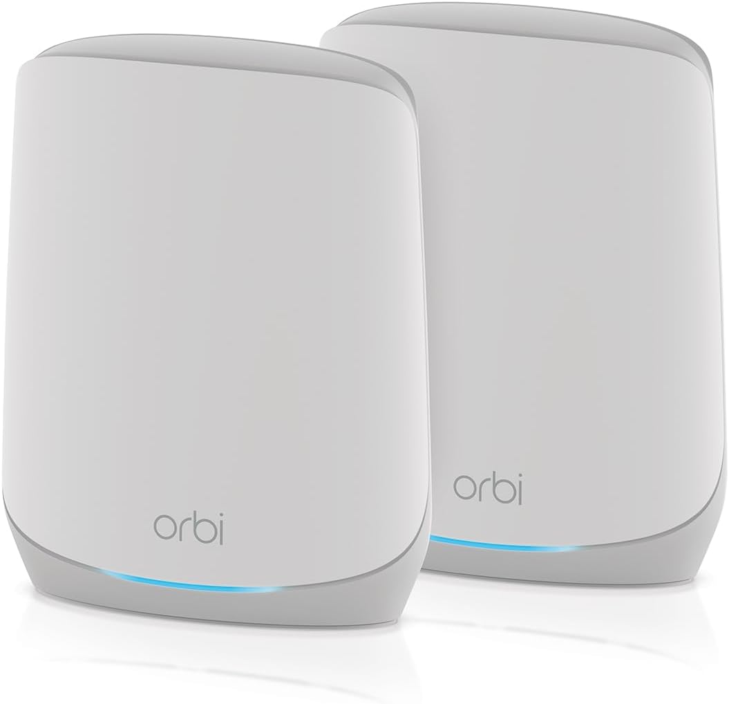 NETGEAR Orbi RBK762S Routeur Mesh WiFi 6 + Satellite — Routeur Wi-Fi