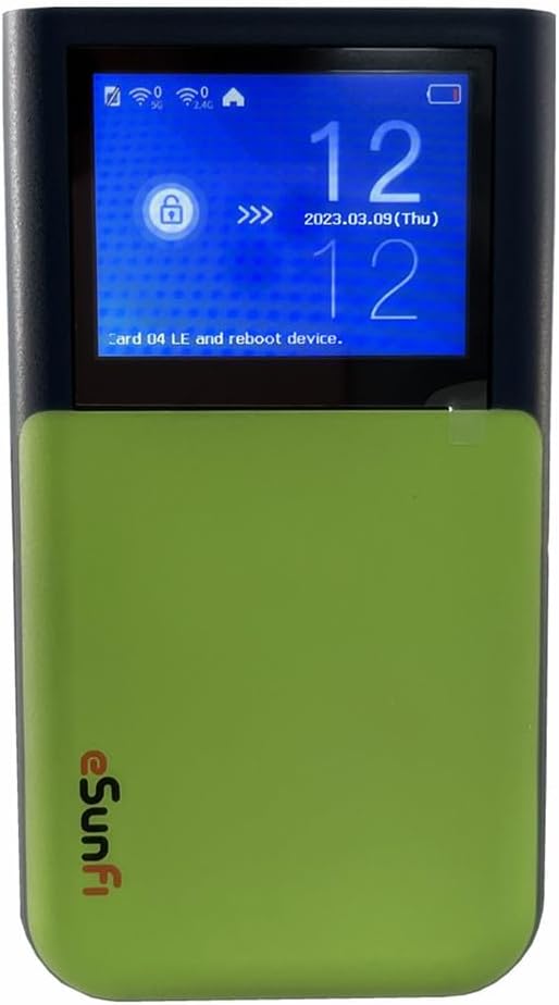 eSunFi SHFiEL62 5G Mobile Hotspot Router WiFi6 — Wifi Router