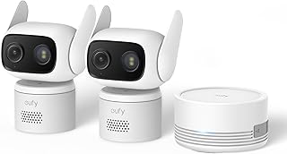 eufy Security Wired Cam C31 2-Cam Kit, IP66 Pan & Tilt — Security Camera