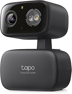 Caméra de sécurité Tapo 2K 3MP Pan/Tilt, vue 360°