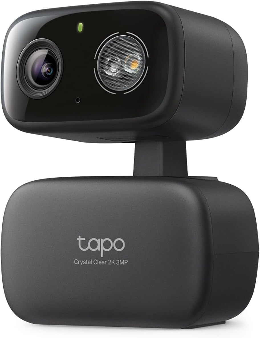 Caméra de sécurité Tapo 2K 3MP Pan/Tilt, vue 360° — Caméra de sécurité