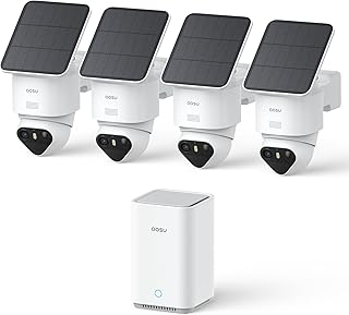 AOSU T2 Ultra 4K Solar Security Camera System 4-Pack — Security Camera