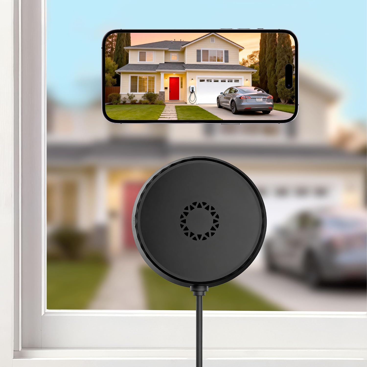 Caméra de fenêtre 2K 3MP avec détection de mouvement — Caméra de sécurité