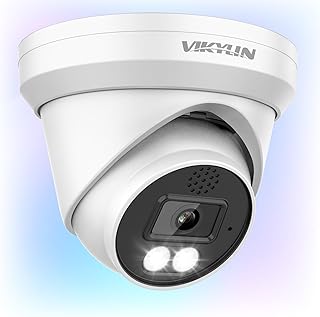 Caméra PoE 6MP VIKYLIN avec Ouverture F1.0 et Détection IA