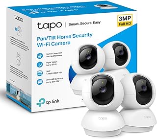Caméra de sécurité Tapo 2K intérieure orientable 2-Pack — Caméra de sécurité
