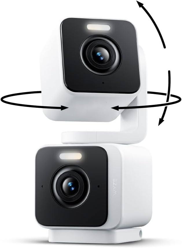 Caméra Wyze Pan Cam Duo 2K Intérieur/Extérieur — Caméra de sécurité