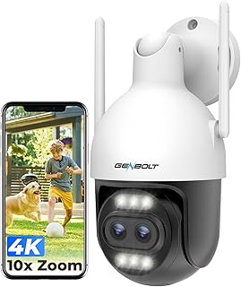 GENBOLT 4K WiFi Security Camera 8MP Dual Lens — Security Camera