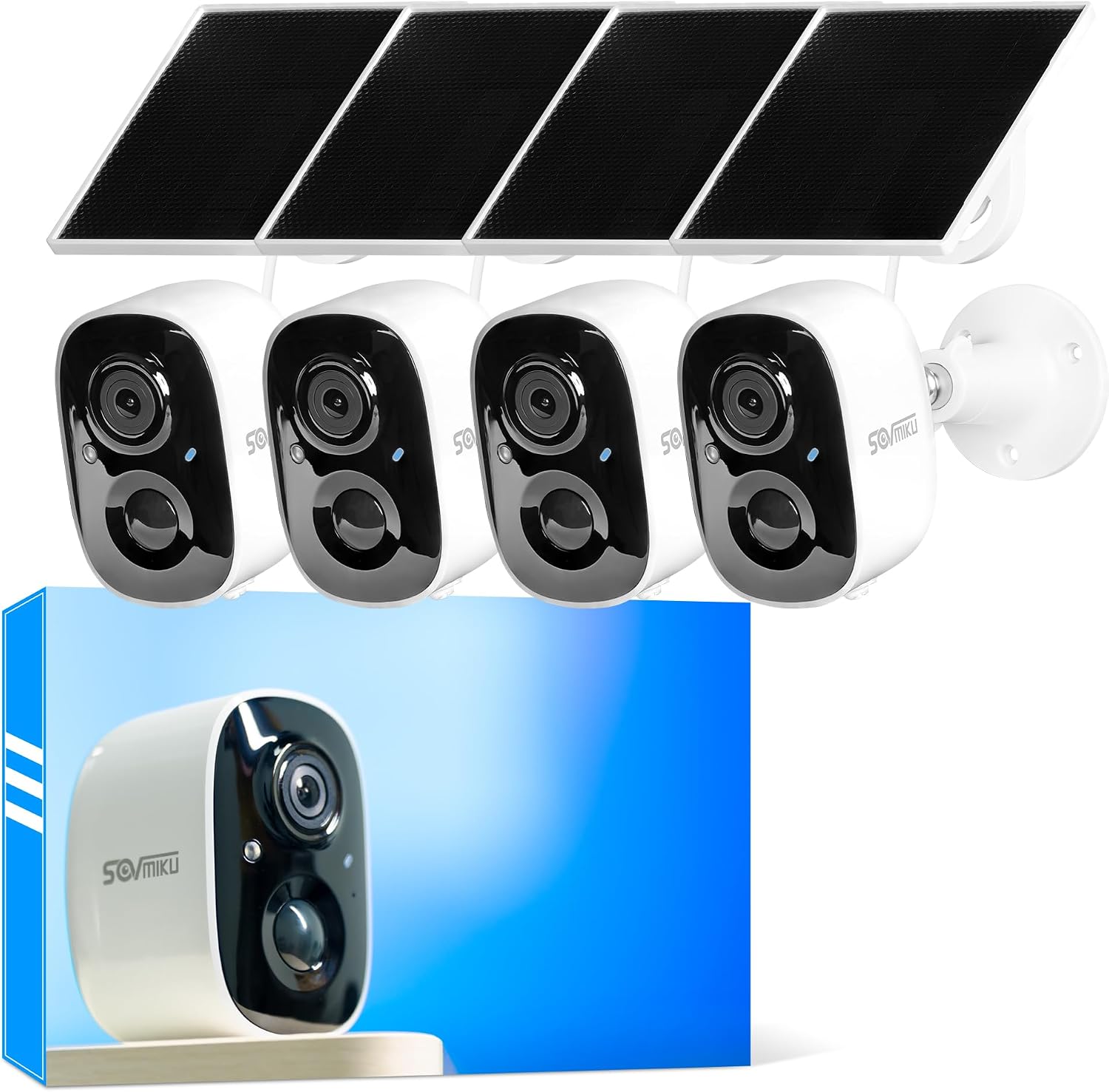 Vicohome 4CG6 2K Solar Security Camera Wireless Outdoor — Security Camera