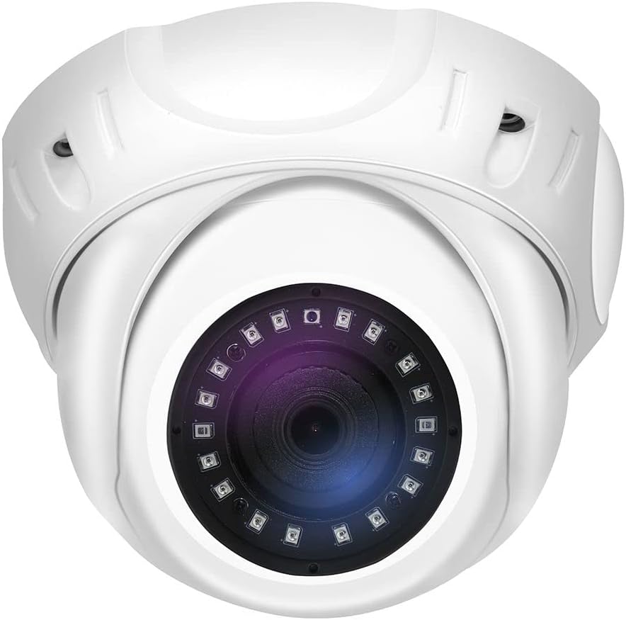 Caméra Dôme GW Security 5MP IP PoE avec Microphone — Caméra de sécurité