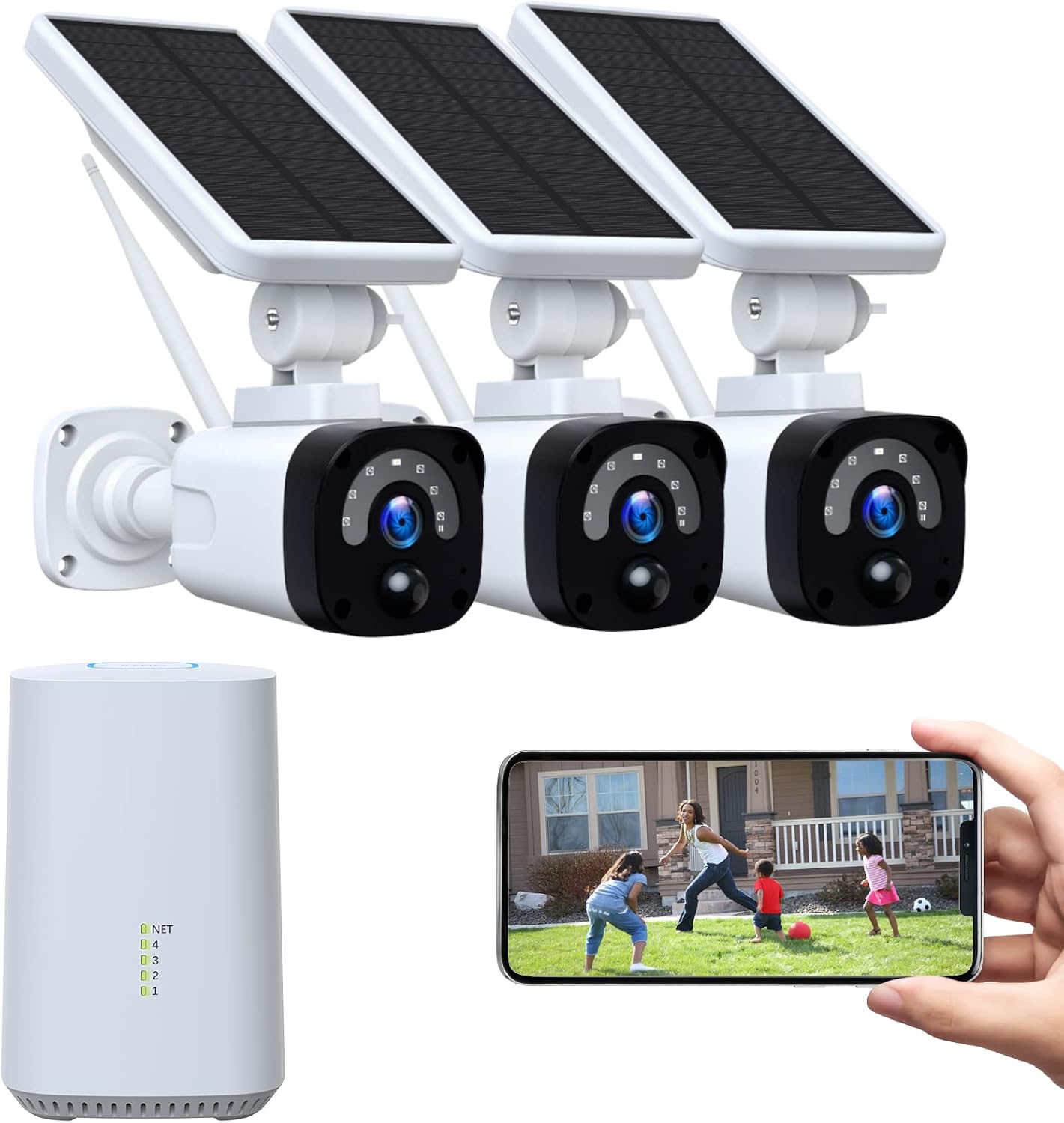 Caméra de sécurité solaire CAMCAMP 2K 4MP — Caméra de sécurité