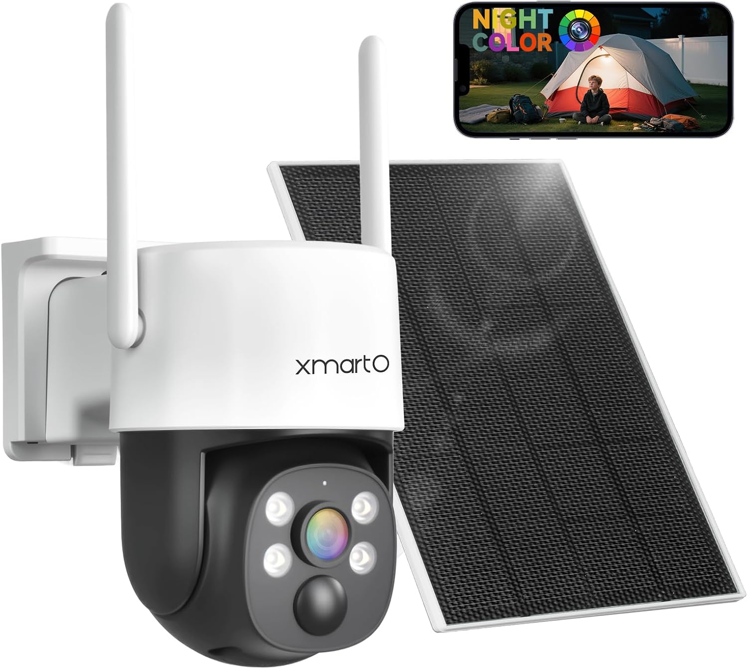 Caméra de sécurité solaire xmartO Night Color (supplémentaire) — Caméra de sécurité