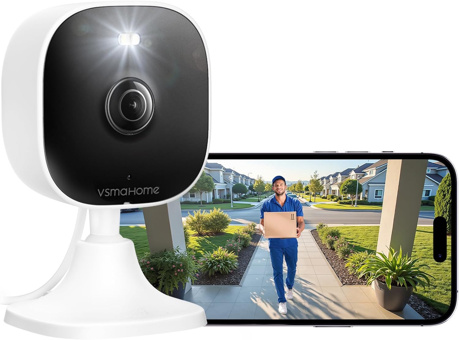 Caméra de sécurité 4MP avec audio et vidéo — Caméra de sécurité