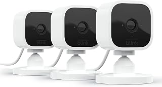 Caméra de sécurité intelligente Blink Mini intérieure 1080p – Ensemble de 3