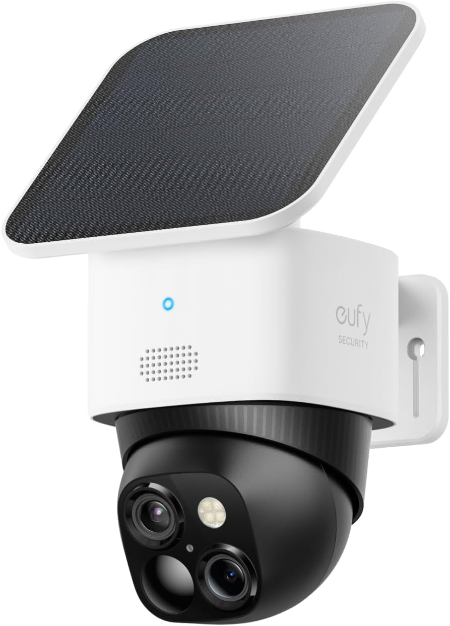 eufy SoloCam S340 Caméra Solaire 360° sans fil — Caméra de sécurité