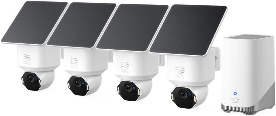 eufy SoloCam E42 Kit caméra 4K solaire sans fil — Caméra de sécurité