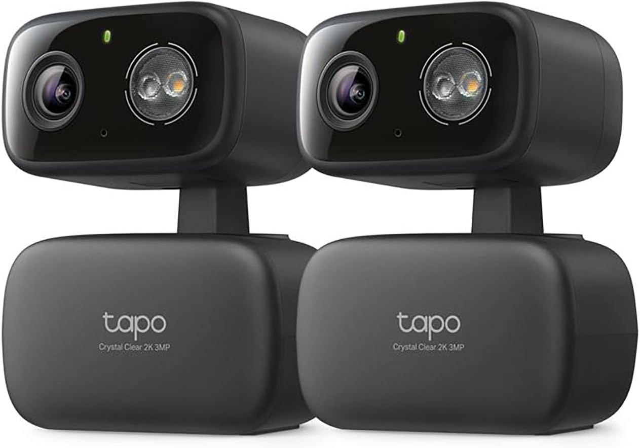 Caméra Tapo C217 2K Motorisée 2-Pack — Caméra de sécurité