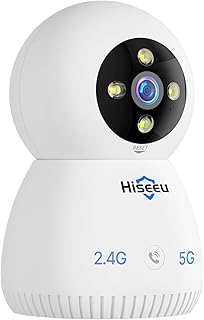 Caméra de surveillance Hiseeu intérieure 5MP 2.4G/5G