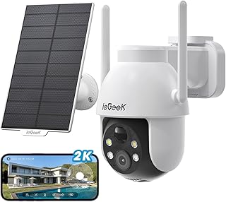 ieGeek Wireless Solar Security Camera 360° PTZ 2K — Security Camera