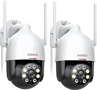 DEKCO 2K Outdoor Security Camera with 360° Pan-Tilt — Security Camera