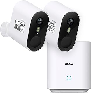 AOSU Wireless Outdoor Security Camera 2K HD Night Vision — Security Camera