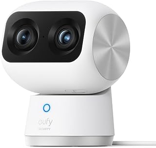 eufy Security Indoor Cam S350 — Double caméra 4K, PTZ 360°