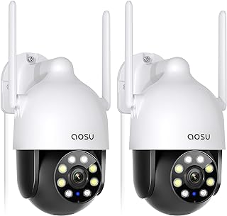 AOSU 2K Outdoor Security Camera 360° Pan-Tilt WiFi — Security Camera