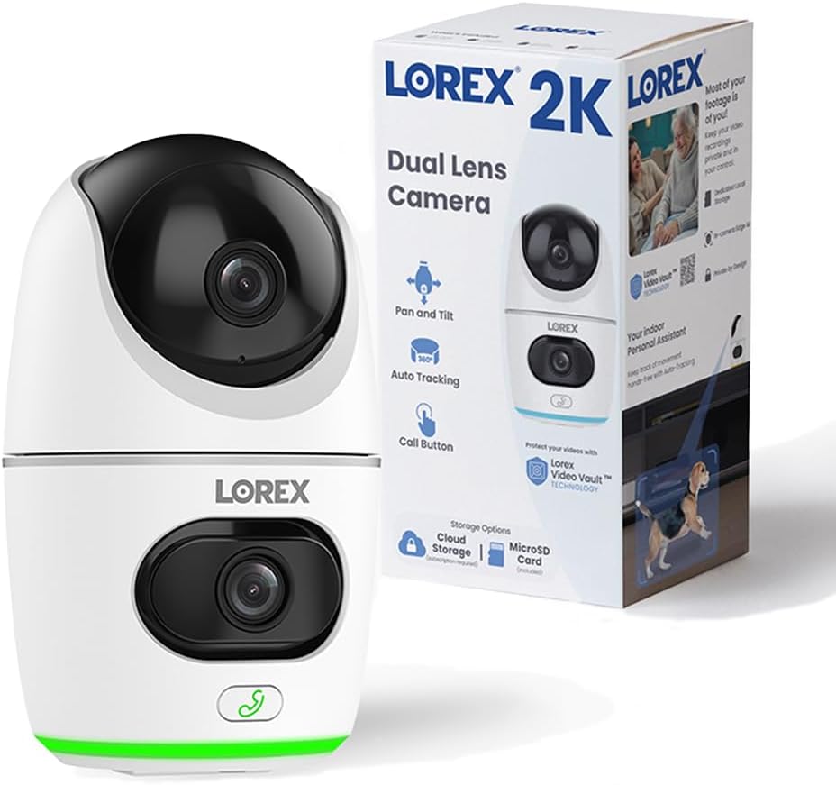Caméra Lorex Smart Pan/Tilt Wi-Fi intérieure 1080p — Caméra de sécurité