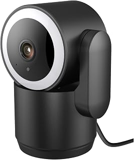 Luna 2K Indoor Security Camera with WiFi and 360-Degree Pan-Tilt — Security Camera