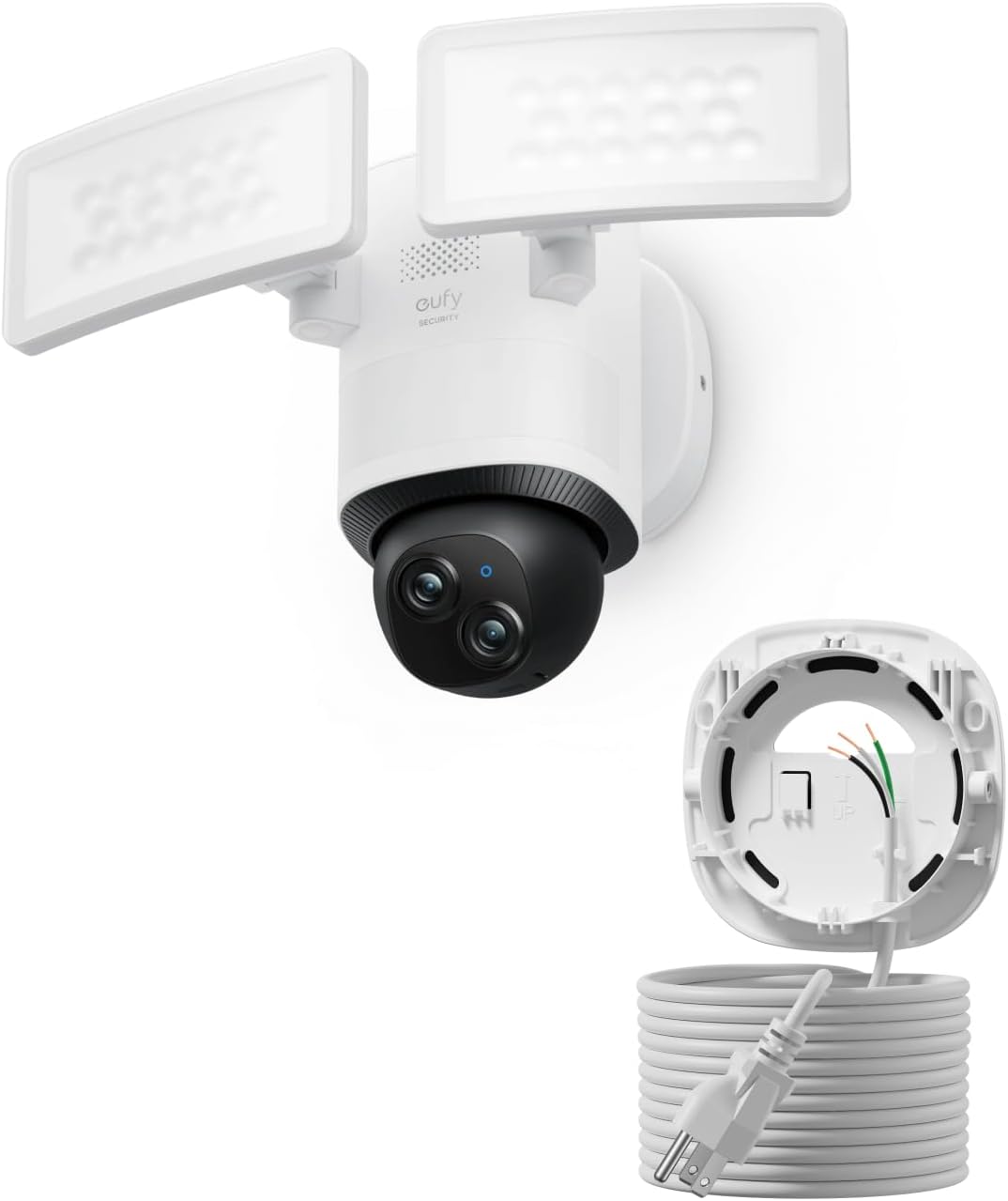 Caméra projecteur eufy E340 360° PTZ extérieure — Caméra de sécurité