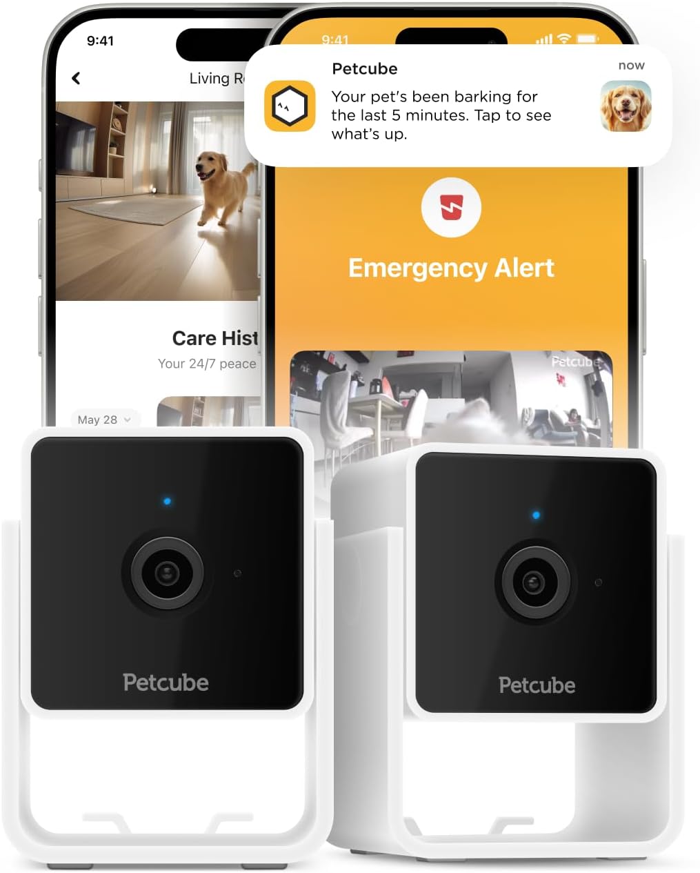 Caméra de sécurité Petcube Cam intérieure 1080p paquet de 2 — Caméra de sécurité