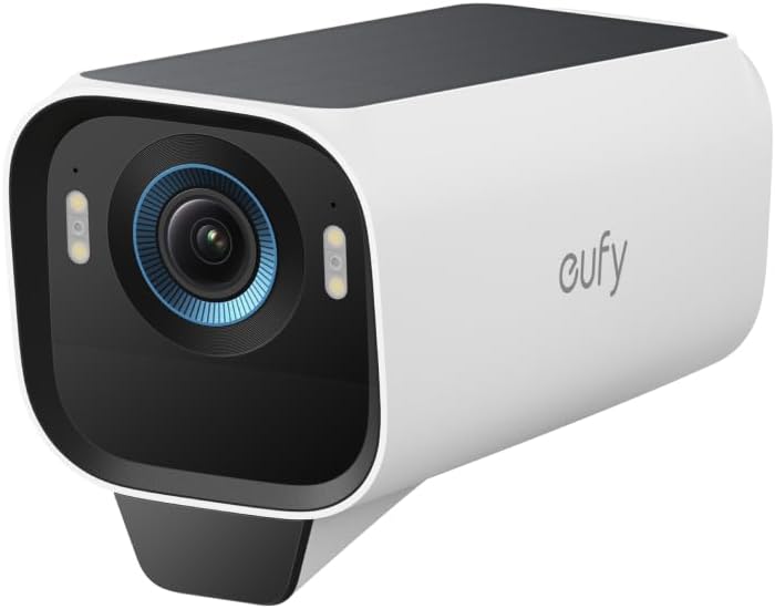 eufy eufyCam S3 Pro Caméra additionnelle solaire sans fil 4K — Caméra de sécurité