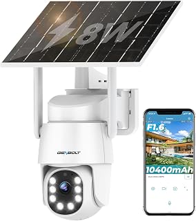 GENBOLT 2K WiFi Solar Security Camera Outdoor PTZ