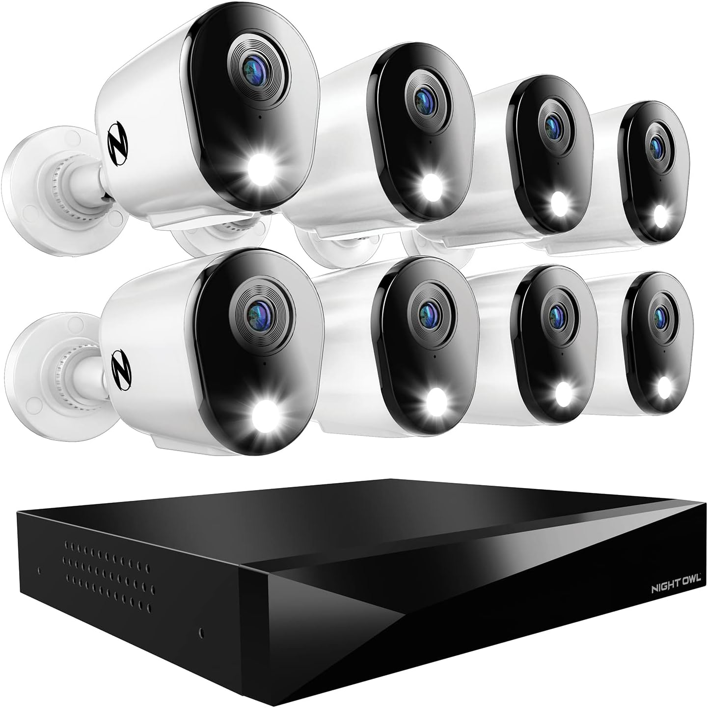 Night Owl 12 Canaux DVR avec 8 Caméras 2K et 2TB — Caméra de sécurité