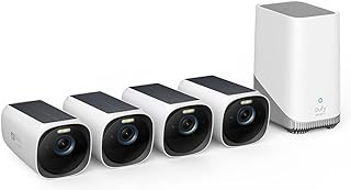 eufy eufyCam3 4-Cam Kit, 4K Wireless Outdoor Camera