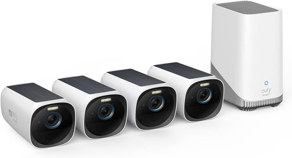 eufy eufyCam3 4-Cam Kit, 4K Wireless Outdoor Camera — Security Camera