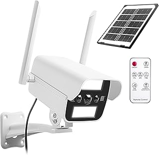 Solar Fake Security Camera with Motion Sensor & Doorbell