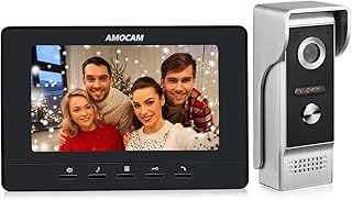 Video Intercom System 7" Monitor Wired Door Phone Kit
