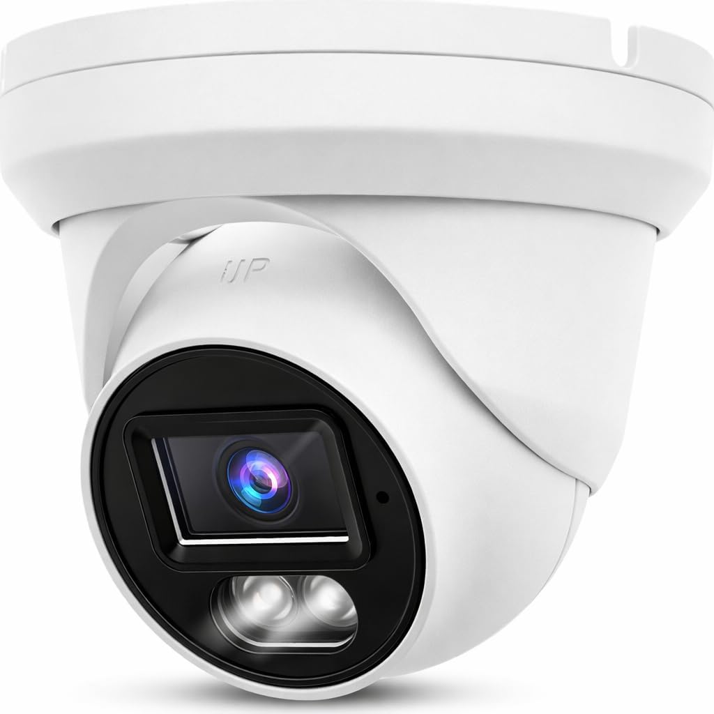 Caméra Dôme Turret PoE Real HD 4MP, IP66 Étanche — Caméra de sécurité