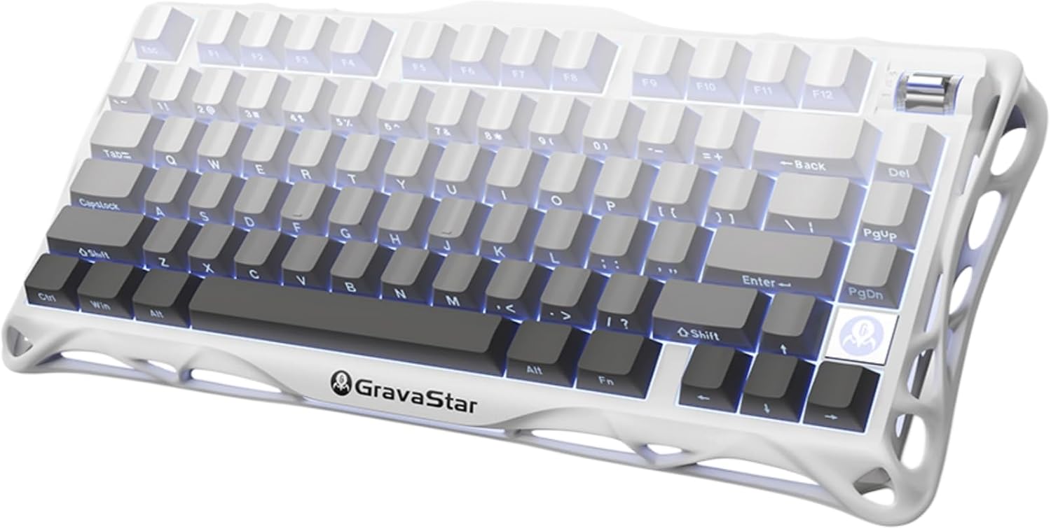 Clavier GravaStar Mercury K1 75% sans fil mécanique — Clavier mécanique