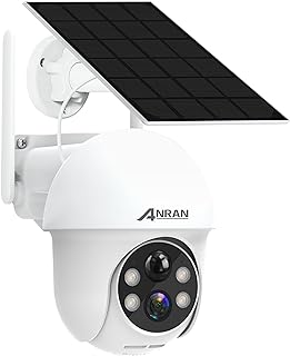 ANRAN Q1 Wireless Outdoor Security Camera, 2K 360° Solar